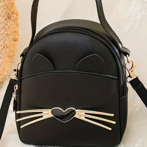 New mini Cute Cartoon Cat Backpack - Picture 3 of 3